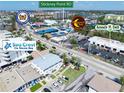 Aerial view of property showing proximity to Stickney Point RD, Crescent Club, Anna's Deli, and Sea Crest at 1129 Seaside Dr # 20, Sarasota, FL 34242