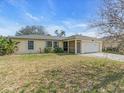 Cozy single-Gathering home featuring a screened porch and a well-kept lawn at 1382 Ronald St, North Port, FL 34286