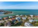 Stunning waterfront home with a private pool, dock, and breathtaking views of the Gulf at 718 Key Royale Dr, Holmes Beach, FL 34217