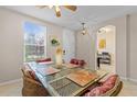 Well-lit dining area with a view of the outdoors, enhancing mealtime ambiance at 5684 Duval St, Bradenton, FL 34203