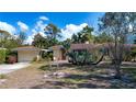 Lovely single-story home with a terracotta tile roof and well-manicured lawn at 1555 Flower Dr, Sarasota, FL 34239
