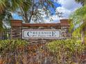 Stone Creekside Preserve community sign surrounded by landscaping at 9043 39Th Street E Cir, Parrish, FL 34219