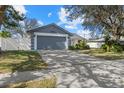 Lovely home featuring a well-maintained yard, grey siding accents, and a convenient attached two-car garage at 5008 30Th Street E Ct, Bradenton, FL 34203