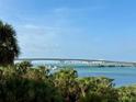 Stunning waterfront view featuring a bridge, tranquil bay, and city skyline visible in the distance at 500 N Osceola Ave # 203, Clearwater, FL 33755