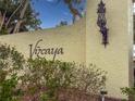 Landscaped entrance sign to the Vizcaya community at 6101 34Th W St # 33D, Bradenton, FL 34210