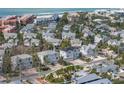 Aerial view of a cozy neighborhood with close proximity to the beach at 6201 Holmes Blvd, Holmes Beach, FL 34217