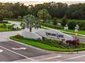 Landscaped sign for Lorraine Lakes community at Lakewood Ranch at 15246 Serene Shores Loop, Bradenton, FL 34211