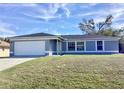 Charming single-story home featuring a two-car garage and well-maintained lawn at 3681 Lundale Ave, North Port, FL 34286