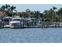 View of boats docked in the community marina, offering convenient access to the water at 1318 3Rd Street E Cir, Palmetto, FL 34221