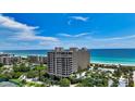Stunning high-rise beachfront condo with ocean views, pool, tennis courts, and lush landscaping at 1211 Gulf Of Mexico Dr # 207, Longboat Key, FL 34228
