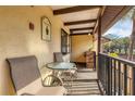 Relaxing balcony area with seating offers a serene outdoor space to enjoy the view at 4414 Spicewood Dr # H, Bradenton, FL 34208