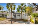 Lovely home exterior showcasing mature palms and an attractive privacy fence at 6201 Waverly Rd, Weeki Wachee, FL 34607