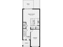 First floorplan featuring kitchen, great room, garage, half bath, foyer, patio, and porch at 15113 Cuzcorro Ct, Nokomis, FL 34275