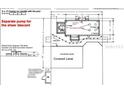 Pool diagram showcasing the pool's design with decking, a sheer descent feature, and equipment placement at 14953 Contenta Loop, Bradenton, FL 34211