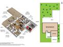 Detailed 3D floor plan showcasing the layout, dimensions, and flow of the 1,221 sq ft home at 11213 2Nd E Ave, Bradenton, FL 34212