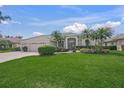 Charming home with lush front lawn and mature palm trees at 8328 Barton Farms Blvd, Sarasota, FL 34240