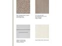 Carpet, tile, cabinet, and quartz options available for this townhome at 15084 Cuzcorro Ct, Nokomis, FL 34275
