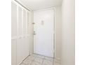 Clean entryway features a closet and tile flooring at 6124 43Rd W St # 404A, Bradenton, FL 34210