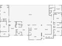 Detailed floor plan showcasing the layout of the home, including room dimensions and locations of closets and bathrooms at 400 Nokomis S Ave, Venice, FL 34285
