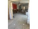 Spacious, gutted living room with open floor plan, ready for personalized renovation at 2714 Avenue C, Holmes Beach, FL 34217