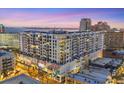 Upscale condominium building offers stunning views of the water and city skyline from its multiple floors and balconies at 111 S Pineapple Ave # 804, Sarasota, FL 34236