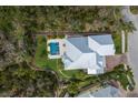 Expansive property featuring a metal roof, a private pool, and a lush, well-maintained lawn at 8227 37Th Avenue W Cir, Bradenton, FL 34209