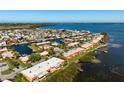Beautiful waterfront condos with boat docks provide easy access to the water and stunning views at 3875 Catalina Dr, Bradenton, FL 34210