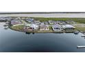 Aerial view of waterfront homes, serene water views, and lush greenery on a sunny day at 1702 4Th St E E St, Palmetto, FL 34221