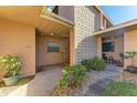 Inviting entrance with a landscaped walkway leading to the front door at 2233 Beneva Ter # 2232, Sarasota, FL 34232