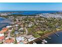 Stunning aerial view of the property showcasing its ideal location near the water and beautiful surroundings at 3304 7Th Street W Ct, Palmetto, FL 34221