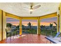 Enjoy beautiful sunset views from this spacious balcony, perfect for relaxing or entertaining at 14021 Bellagio Way # 410, Osprey, FL 34229