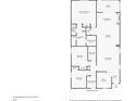 Detailed floorplan showcasing the layout of the home, including bedrooms, bathrooms, and living spaces at 14147 Campfire Ct, Parrish, FL 34219