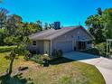 Charming single-Gathering home featuring an attached garage, screened-in porch, and well-maintained landscaping at 2070 59Th St, Sarasota, FL 34243