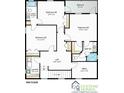 Detailed second-floor floor plan featuring multiple bedrooms, a loft, and a Jack & Jill bathroom layout at 670 Venice Ln, Sarasota, FL 34242