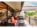 Inviting patio with seating area, perfect for relaxing or entertaining at 323 Bobby Jones Rd # 323, Sarasota, FL 34232