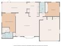 Detailed floor plan showcasing the layout of the home with labeled rooms and dimensions for easy visualization at 2933 Mayflower St, Sarasota, FL 34231