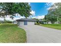 Single story home with 3-car garage, large driveway and landscaped front yard at 13615 4Th Ne Ave, Bradenton, FL 34212
