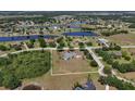 Expansive lot with mature trees, water views, and a charming pool home in a desirable community at 4412 Wolf Ridge Xing, Parrish, FL 34219