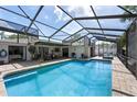 Relaxing screened pool and lanai with plenty of seating at 6604 23Rd W Ave, Bradenton, FL 34209