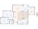 Detailed floorplan showcasing the layout of the home including bedroom, bathroom, and living areas at 1005 Powell St, Plant City, FL 33563