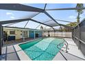 Enjoy this screened pool and patio, great for relaxation and entertaining in a private setting at 3041 Teal Ave, Sarasota, FL 34232