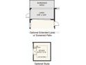 Optional home additions including screened patio and study at 16210 Isola Pl, Bradenton, FL 34211