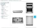 Optional KitchenAid built-in gas cooktop, oven, hood and dishwasher appliances at 12876 Morning Mist Pl, Venice, FL 34293