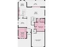 First floor layout featuring open kitchen, dining area, great room, study, foyer, porch and two-car garage at 6916 Prairie Oak Way, Nokomis, FL 34275