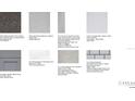 Selection of interior materials: carpet, countertop, flooring, backsplash, cabinets and other design elements at 6916 Prairie Oak Way, Nokomis, FL 34275