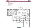 Detailed floor plan showcasing layout featuring a Primary suite, multiple bedrooms, living areas, and outdoor patio at 3616 Melissa Terrace, North Port, FL 34291