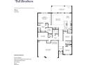Flora floor plan featuring a 3-car garage, flex room, primary suite, great room, and casual dining at 5784 Freestone Cir, Apollo Beach, FL 33572