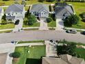 An aerial view shows the house and its location relative to the neighborhood at 10934 79Th E St, Parrish, FL 34219