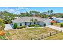 Charming single-story home featuring a well-manicured lawn and inviting curb appeal at 519 Bayview Ave, Osprey, FL 34229