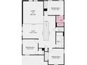 Second floor plan featuring bedrooms, bathrooms, and a loft area, highlighting the home's spacious design at 8505 Snowfall St, Sarasota, FL 34241